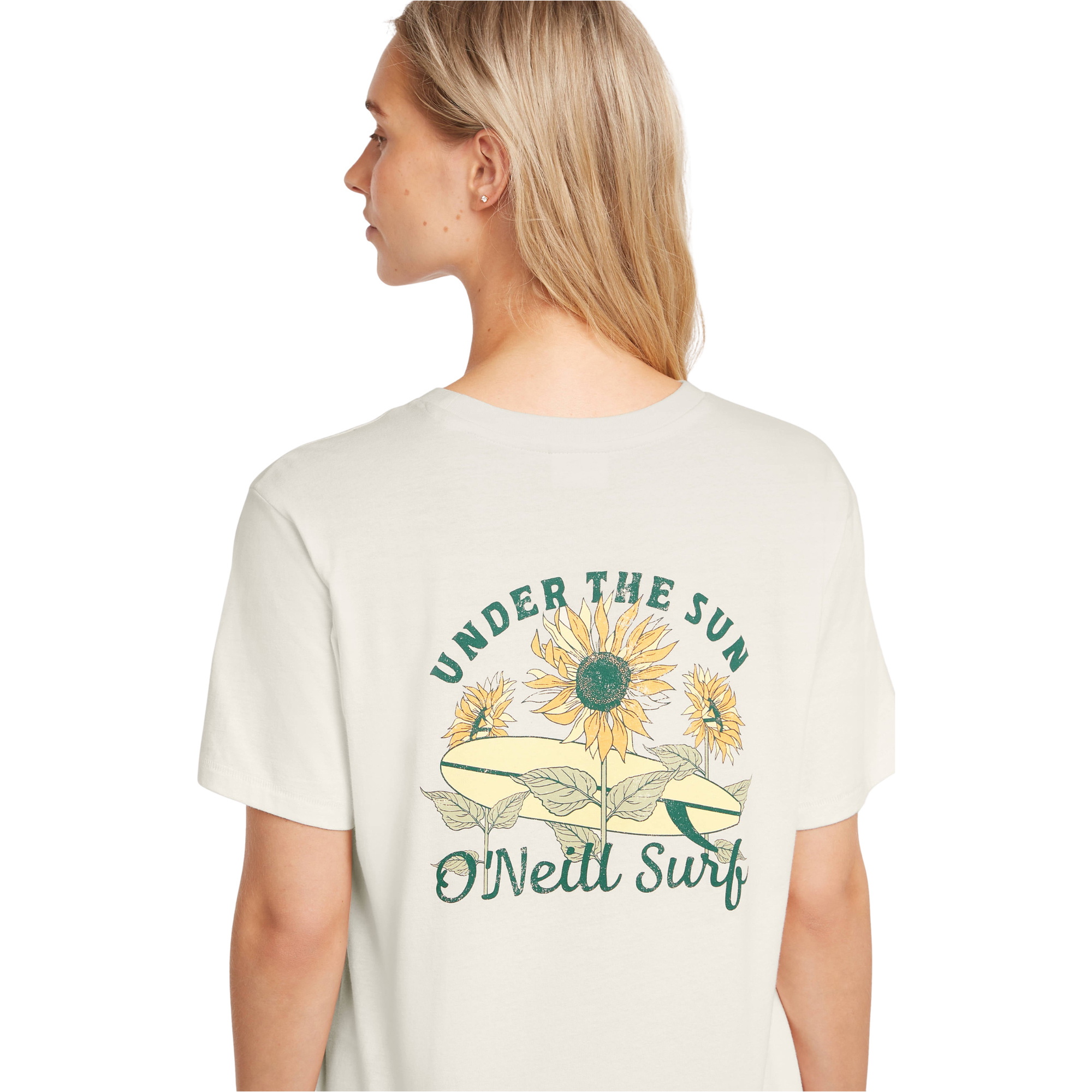 2026 O'Neill T-shirt Til Kvinder Med Firkantet Ryg Og Print 1850254 - Snow White